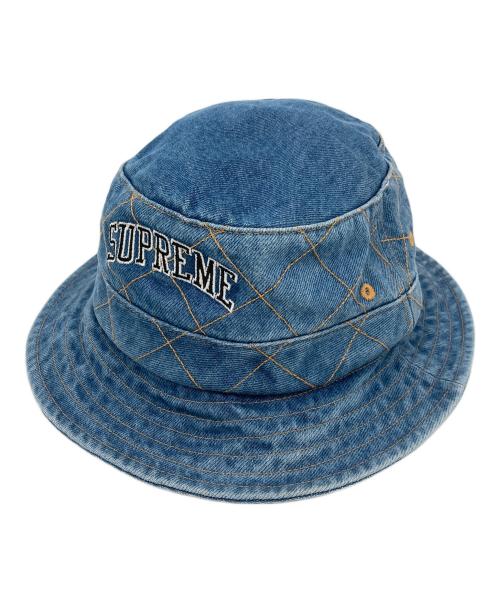 SUPREME（シュプリーム）Supreme (シュプリーム) Diamond Stitch Crusher ブルーの古着・服飾アイテム
