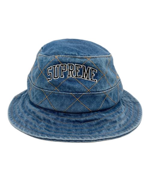SUPREME（シュプリーム）Supreme (シュプリーム) Diamond Stitch Crusher ブルーの古着・服飾アイテム