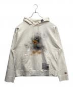 Maison MIHARA YASUHIROメゾン ミハラ ヤスヒロ）の古着「Duck Printed Hoodie」｜ホワイト