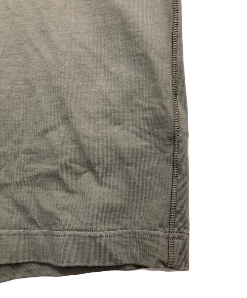 STONE ISLAND（ストーンアイランド）STONE ISLAND (ストーンアイランド) ヘビーウェイトコットンクルーネックL/Sカットソー グレー サイズ:XLの古着・服飾アイテム