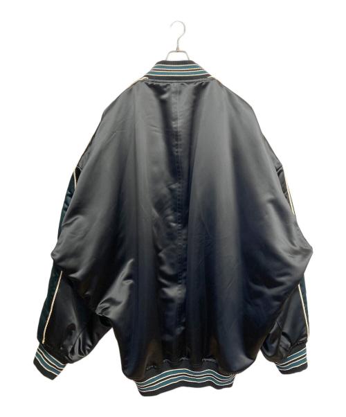 Maison MIHARA YASUHIRO（メゾン ミハラ ヤスヒロ）Maison MIHARA YASUHIRO (メゾン ミハラ ヤスヒロ) HUGE STADIUM JACKET ブラック サイズ:46の古着・服飾アイテム
