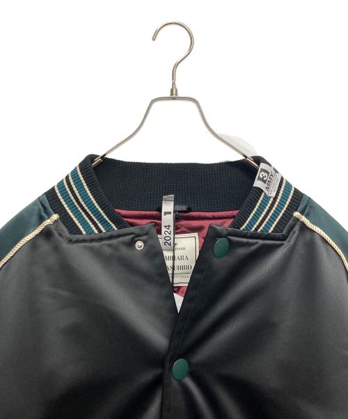 Maison MIHARA YASUHIRO（メゾン ミハラ ヤスヒロ）Maison MIHARA YASUHIRO (メゾン ミハラ ヤスヒロ) HUGE STADIUM JACKET ブラック サイズ:46の古着・服飾アイテム