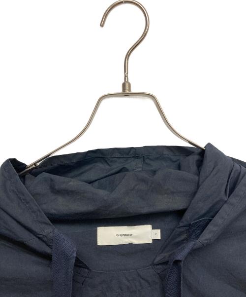 Graphpaper（グラフペーパー）Graphpaper (グラフペーパー) プルオーバーシャツ ネイビー サイズ:Fの古着・服飾アイテム