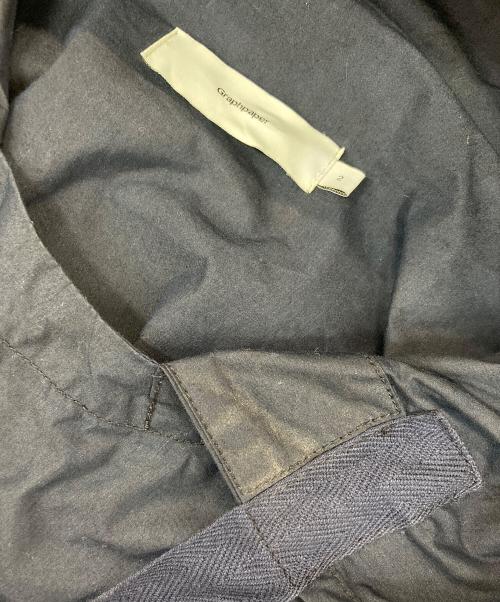 Graphpaper（グラフペーパー）Graphpaper (グラフペーパー) プルオーバーシャツ ネイビー サイズ:Fの古着・服飾アイテム