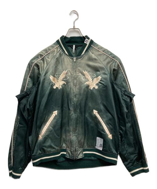 Maison MIHARA YASUHIRO（メゾン ミハラ ヤスヒロ）Maison MIHARA YASUHIRO (メゾン ミハラ ヤスヒロ) SOUVENIR JACKET グリーン サイズ:50の古着・服飾アイテム