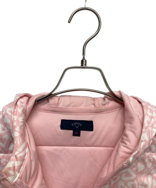 Callaway（キャロウェイ）Callaway (キャロウェイ) スターストレッチ2WAY中綿ブルゾン ピンク サイズ:Mの古着・服飾アイテム