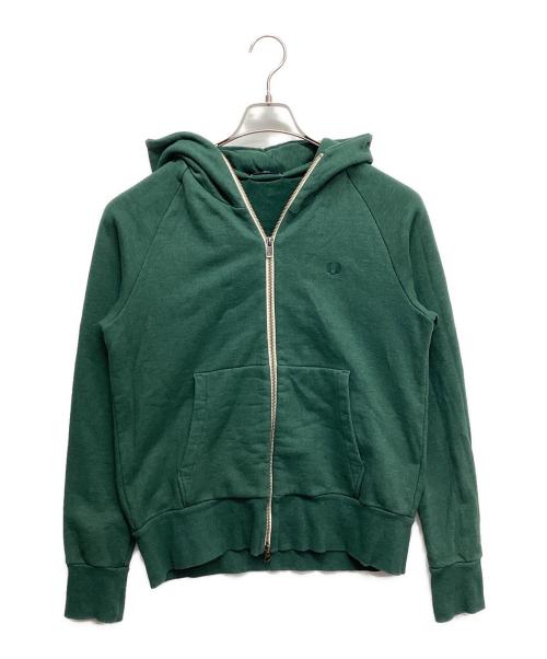 FRED PERRY（フレッドペリー）FRED PERRY (フレッドペリー) フル ジップ フーディー グリーン サイズ:Sの古着・服飾アイテム
