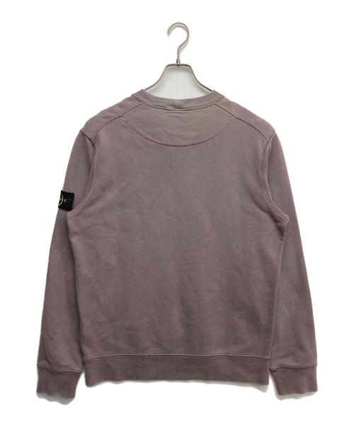 STONE ISLAND（ストーンアイランド）STONE ISLAND (ストーンアイランド) Cotton Round Neck Long Sleeves パープル サイズ:Lの古着・服飾アイテム