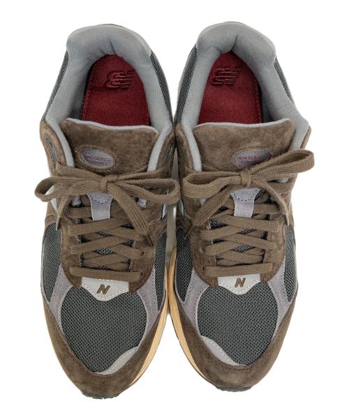 NEW BALANCE（ニューバランス）NEW BALANCE (ニューバランス) ローカットスニーカー グレー×ブラウン サイズ:28.5の古着・服飾アイテム