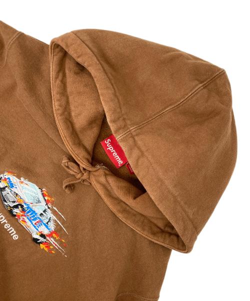 SUPREME（シュプリーム）Supreme (シュプリーム) Cop Car Hooded Sweatshirt ブラウン サイズ:Sの古着・服飾アイテム