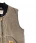 中古・古着 CarHartt (カーハート) ダックベスト ブラウン サイズ:無し：12000円