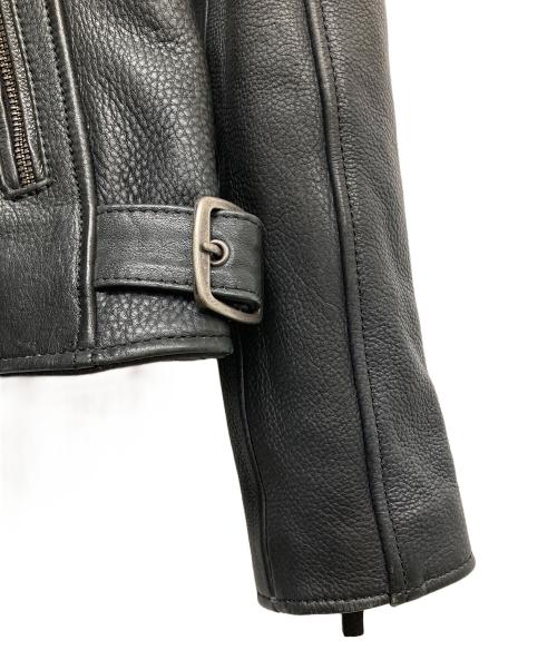 HARLEY-DAVIDSON（ハーレーダビッドソン）HARLEY-DAVIDSON (ハーレーダビッドソン) レザーライダースジャケット ブラック サイズ:XSの古着・服飾アイテム