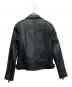 HARLEY-DAVIDSON (ハーレーダビッドソン) レザーライダースジャケット ブラック サイズ:XS：18000円