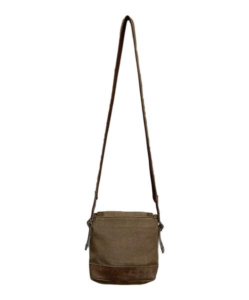 Vivienne Westwood（ヴィヴィアンウエストウッド）Vivienne Westwood (ヴィヴィアンウエストウッド) キャンバスショルダーバッグ ベージュの古着・服飾アイテム