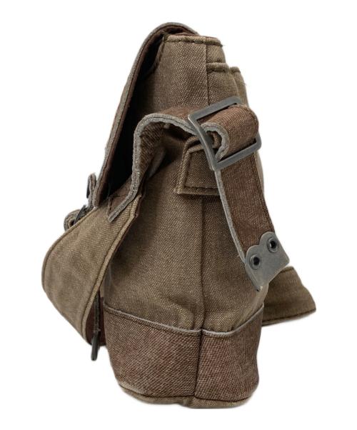 Vivienne Westwood（ヴィヴィアンウエストウッド）Vivienne Westwood (ヴィヴィアンウエストウッド) キャンバスショルダーバッグ ベージュの古着・服飾アイテム