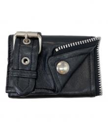 beautiful people（ビューティフルピープル）の古着「RIDERS PETIT WALLET」｜ブラック
