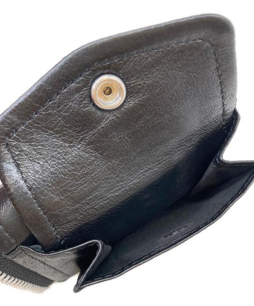 beautiful people（ビューティフルピープル）beautiful people (ビューティフルピープル) RIDERS PETIT WALLET ブラックの古着・服飾アイテム