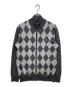 BURBERRY BLACK LABEL（バーバリーブラックレーベル）の古着「ジップアップカーディガン」｜グレー
