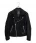 ARMANI EXCHANGE（アルマーニ エクスチェンジ）の古着「ライダースジャケット」｜ブラック