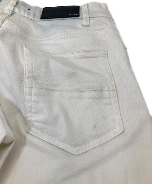 AMIRI（アミリ）AMIRI (アミリ) ダメージスキニーパンツ ホワイト サイズ:29の古着・服飾アイテム