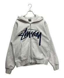 stussy（ステューシー）の古着「STOCK ZIP HOODIE」｜アイボリー