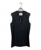 LOW CLASSICロウクラシック）の古着「WAIST POINT WOOL VEST」｜ネイビー