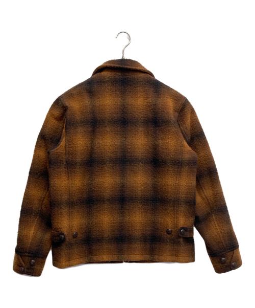 COOTIE PRODUCTIONS（クーティープロダクツ）COOTIE PRODUCTIONS (クーティープロダクツ) Wool Check Field Jacket ブラウン サイズ:Lの古着・服飾アイテム