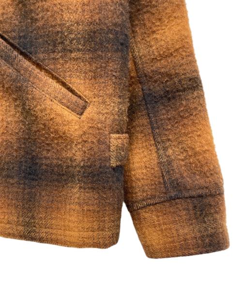COOTIE PRODUCTIONS（クーティープロダクツ）COOTIE PRODUCTIONS (クーティープロダクツ) Wool Check Field Jacket ブラウン サイズ:Lの古着・服飾アイテム
