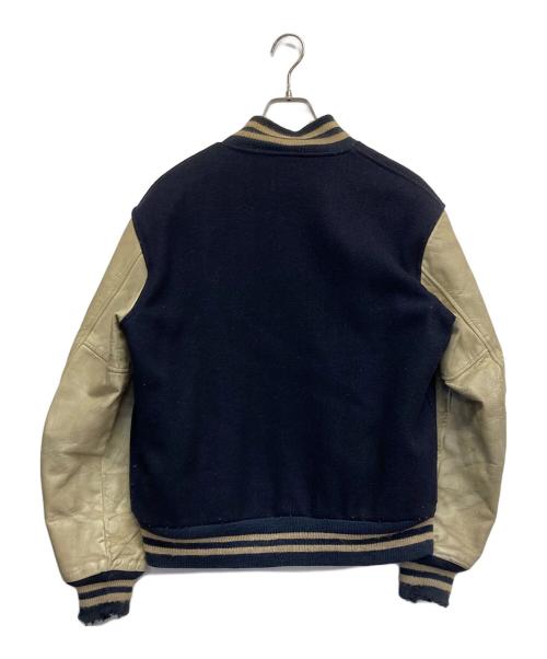 butwin（バトウィン）butwin (バトウィン) レザースタジャン ネイビー サイズ:40の古着・服飾アイテム