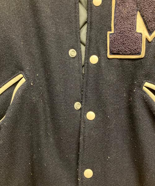 butwin（バトウィン）butwin (バトウィン) レザースタジャン ネイビー サイズ:40の古着・服飾アイテム