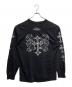 A&G (エーアンドジー) クロスロングスリーブTシャツ ブラック サイズ:L：18000円