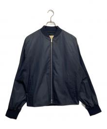 JIL SANDER（ジルサンダー）の古着「ダブルジップ ボンバージャケット」｜ネイビー