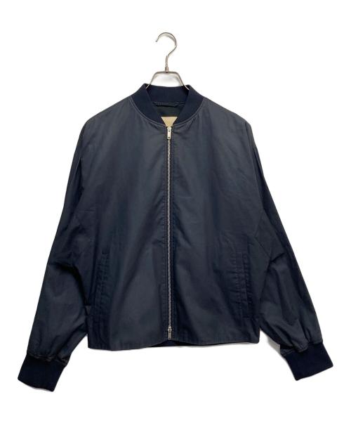 JIL SANDER（ジルサンダー）JIL SANDER (ジルサンダー) ダブルジップ ボンバージャケット ネイビー サイズ:44の古着・服飾アイテム