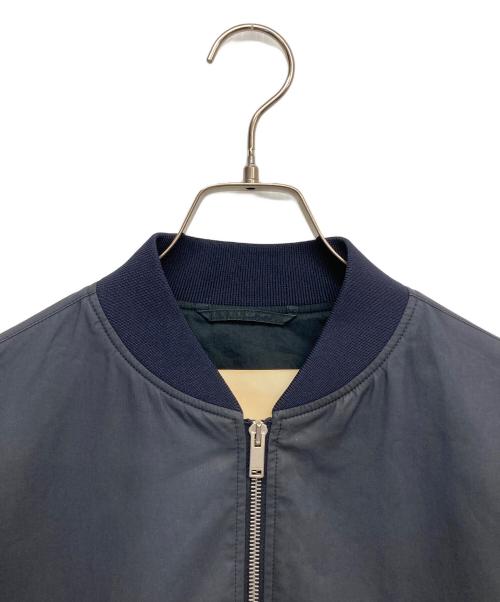 JIL SANDER（ジルサンダー）JIL SANDER (ジルサンダー) ダブルジップ ボンバージャケット ネイビー サイズ:44の古着・服飾アイテム