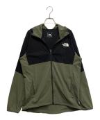 THE NORTH FACEザ ノース フェイス）の古着「Anytime Wind Hoodie」｜ブラック×オリーブ
