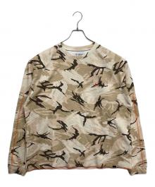 EVISEN（エビセン）の古着「Woodland thermal ls tee "SAND CAMO"」｜ベージュ