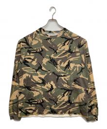 EVISEN（エビセン）の古着「Woodland thermal ls tee "CAMO"」｜グリーン