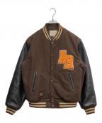 AVIREX×skookumアヴィレックス×スクーカム）の古着「SKOOKUM VARSITY JACKET」｜ブラウン