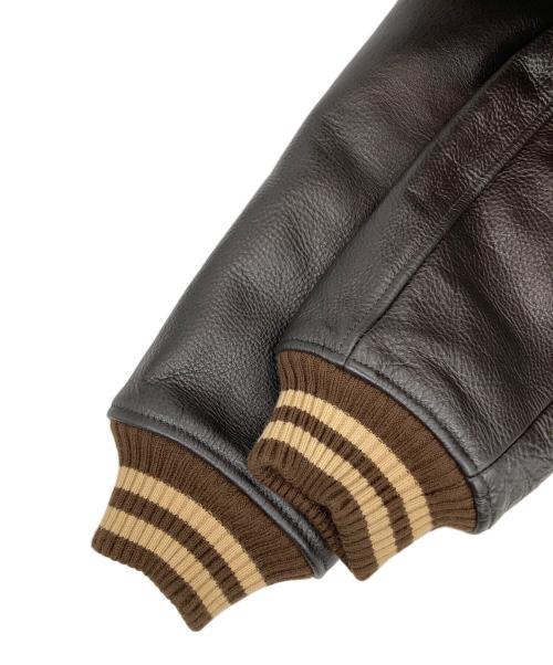 AVIREX（アヴィレックス）AVIREX (アヴィレックス) SKOOKUM (スクーカム) SKOOKUM VARSITY JACKET ブラウン サイズ:Mの古着・服飾アイテム