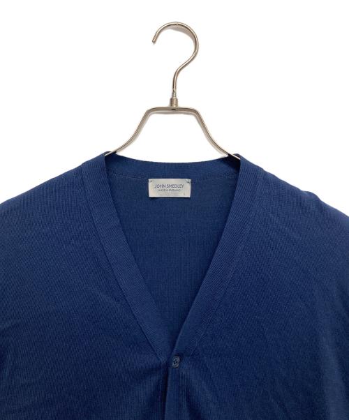 JOHN SMEDLEY（ジョンスメドレー）JOHN SMEDLEY (ジョンスメドレー) シーアイランドコットンカーディガン ネイビー サイズ:Lの古着・服飾アイテム