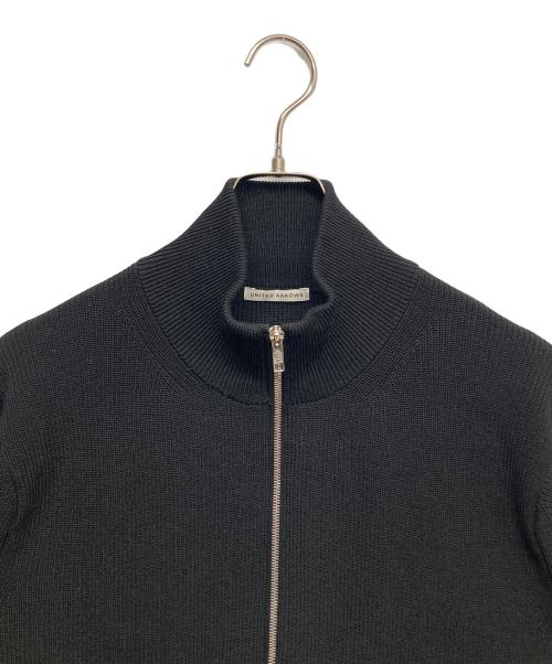 UNITED ARROWS（ユナイテッドアローズ）UNITED ARROWS (ユナイテッドアローズ) ドライバーズニット ブラック サイズ:Sの古着・服飾アイテム