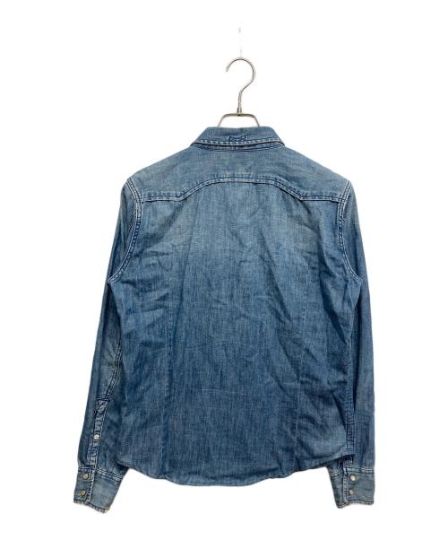 DIESEL（ディーゼル）DIESEL (ディーゼル) デニムウエスタンシャツ インディゴ サイズ:Sの古着・服飾アイテム