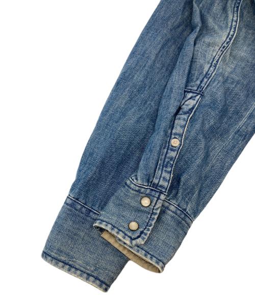 DIESEL（ディーゼル）DIESEL (ディーゼル) デニムウエスタンシャツ インディゴ サイズ:Sの古着・服飾アイテム