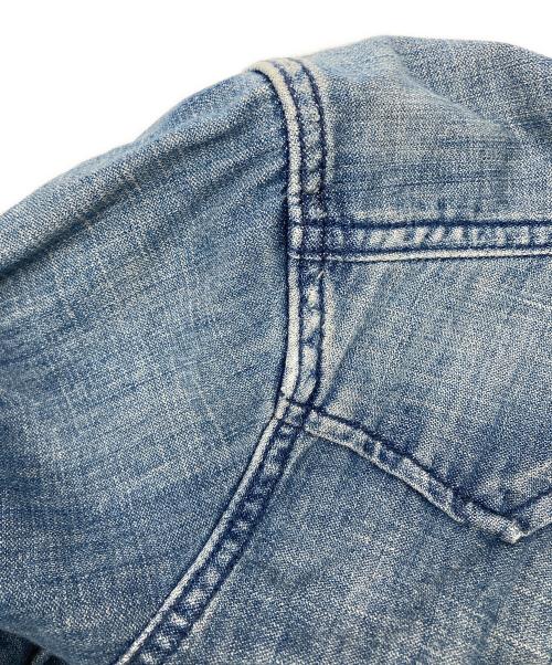 DIESEL（ディーゼル）DIESEL (ディーゼル) デニムウエスタンシャツ インディゴ サイズ:Sの古着・服飾アイテム