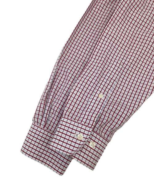 BROOKS BROTHERS（ブルックスブラザーズ）BROOKS BROTHERS (ブルックスブラザーズ) ボタンダウンシャツ ホワイト×レッド サイズ:15-4/5の古着・服飾アイテム
