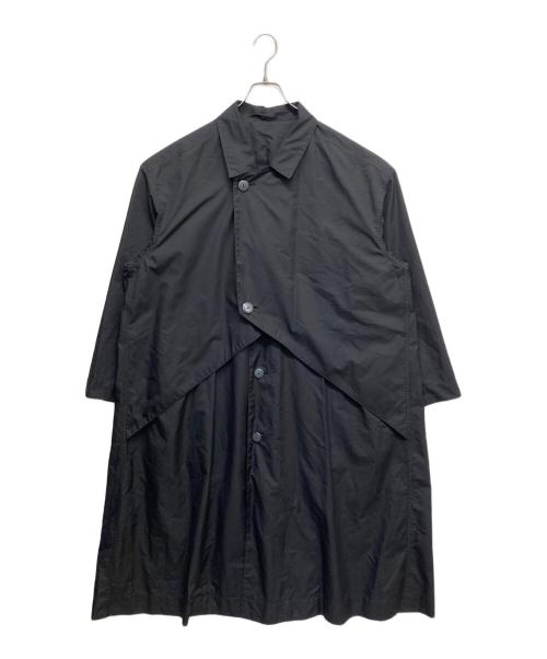 ISSEY MIYAKE（イッセイミヤケ）ISSEY MIYAKE (イッセイミヤケ) レイヤードデザインシングルコート ブラック サイズ:Mの古着・服飾アイテム