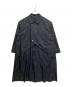 ISSEY MIYAKE（イッセイミヤケ）の古着「レイヤードデザインシングルコート」｜ブラック