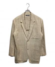 ISSEY MIYAKE MEN（イッセイミヤケメン）の古着「シルクツイードテーラードジャケット」｜ベージュ