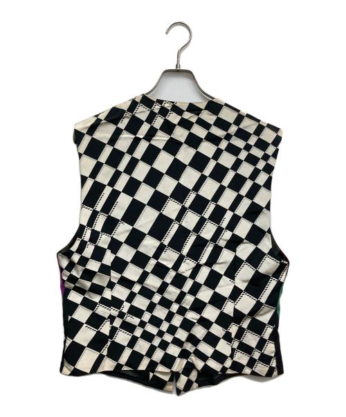 GIANNI VERSACE（ジャンニ・ヴェルサーチ）GIANNI VERSACE (ジャンニ・ヴェルサーチ) 総柄ベスト ブラック サイズ:48の古着・服飾アイテム