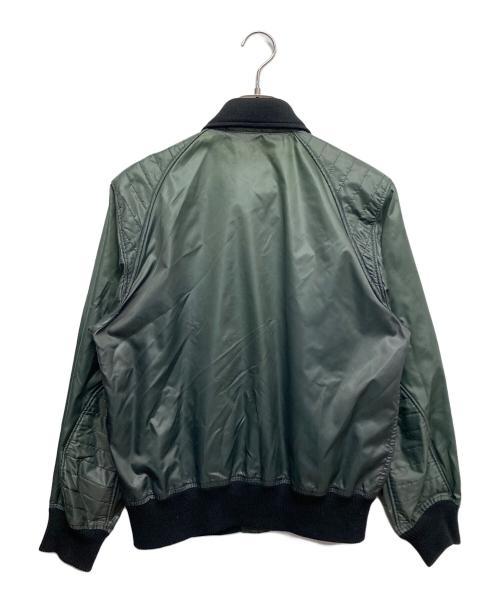 ISSEY MIYAKE SKYLINE（イッセイ ミヤケ スカイライン）ISSEY MIYAKE SKYLINE (イッセイ ミヤケ スカイライン) ドライビングジャケット グリーン サイズ:Mの古着・服飾アイテム
